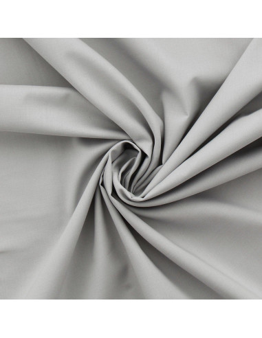 Tejido de voile de algodón - Gris plata