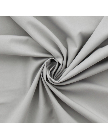 Tejido de voile de algodón - Gris plata