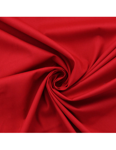 Tejido popelina de algodón - Rojo