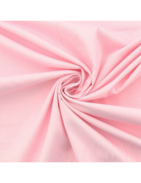 Tejido popelina de algodón - Rosa bebé