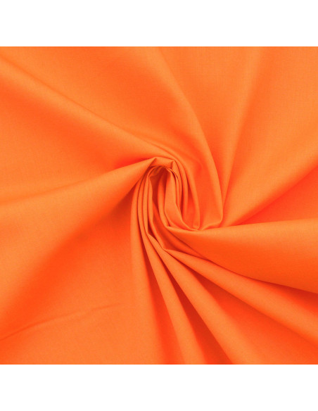 Tejido popelina de algodón - Naranja