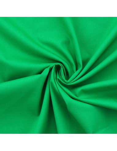 Tejido popelina de algodón - Verde hierba