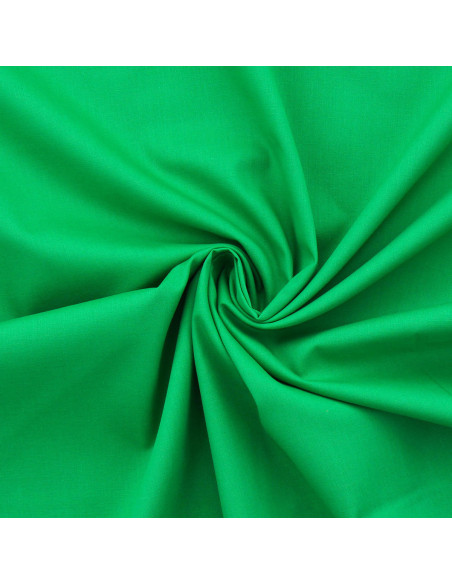 Tejido popelina de algodón - Verde hierba
