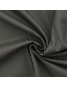 Tejido popelina de algodón - Gris oscuro