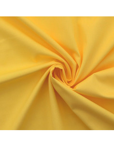 Tejido popelina de algodón - Amarillo paja