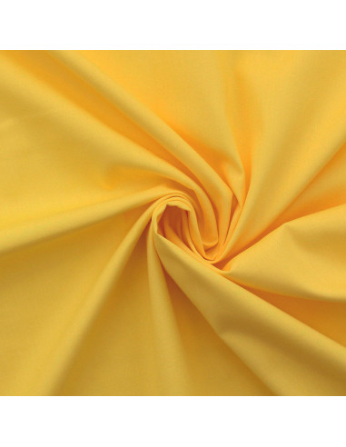 Tejido popelina de algodón - Amarillo paja