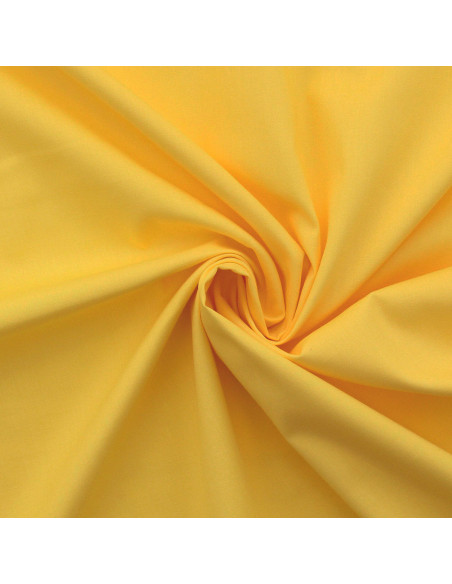 Tejido popelina de algodón - Amarillo paja