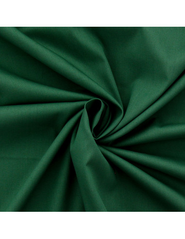 Tejido popelina de algodón - Verde oscuro