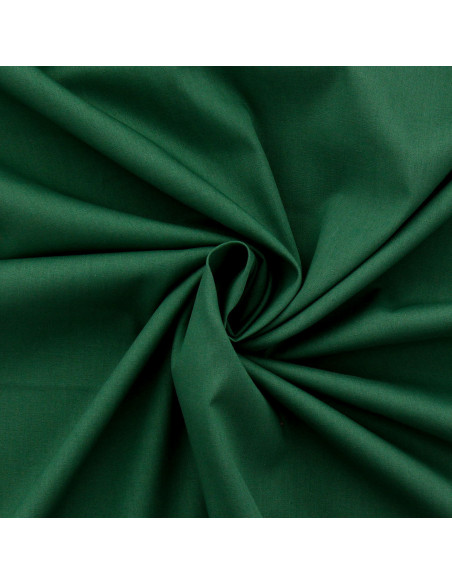 Tejido popelina de algodón - Verde oscuro