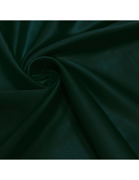 Tejido de satén elástico - Verde oscuro