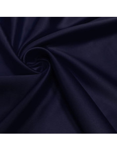 Tejido de satén elástico - Azul oscuro