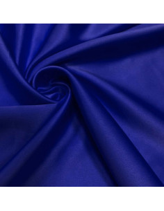 Tejido de satén elástico - Azul eléctrico
