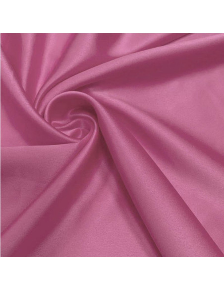 Tejido satinado elástico - Rosa oscuro