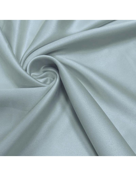 Tejido satinado elástico - Gris perla