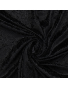 Tejidos de terciopelo panne - Negro