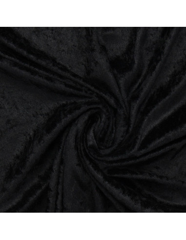 Tejidos de terciopelo panne - Negro