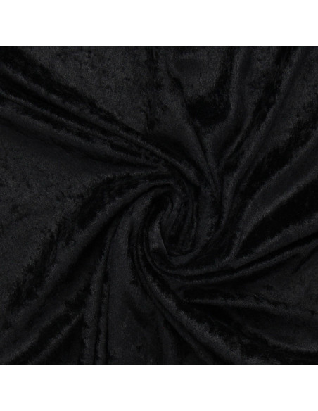 Tejidos de terciopelo panne - Negro