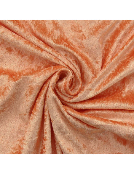 Tejidos de terciopelo panne - Naranja