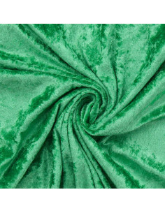 Tejidos de terciopelo panne - Verde