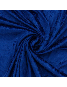 Tejidos de terciopelo panne - Azul real