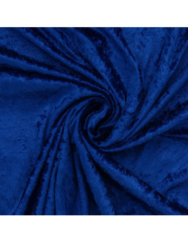Tejidos de terciopelo panne - Azul real