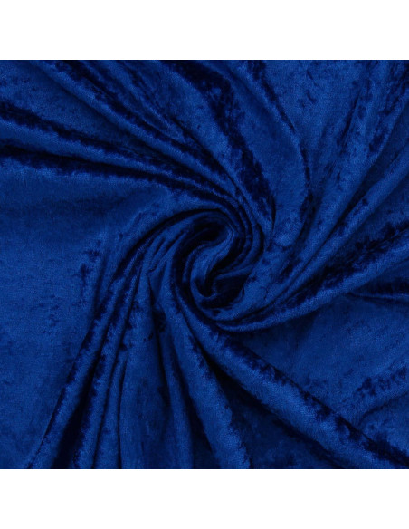 Tejidos de terciopelo panne - Azul real