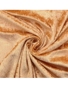 Tejidos de terciopelo panne - Ocre