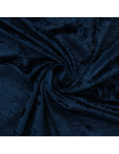 Tejidos de terciopelo panne - Azul marino