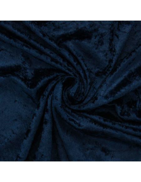 Tejidos de terciopelo panne - Azul marino