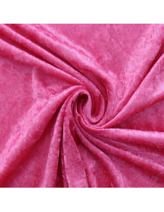 Tejidos de terciopelo panne - Fucsia