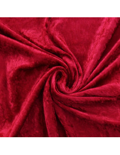 Tejidos de terciopelo panne - Rojo