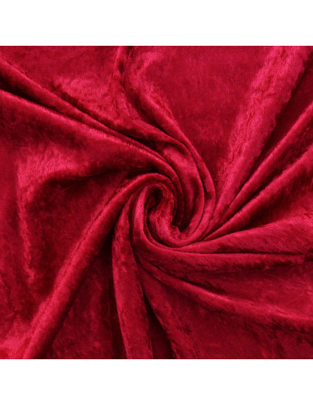 Tejidos de terciopelo panne - Rojo