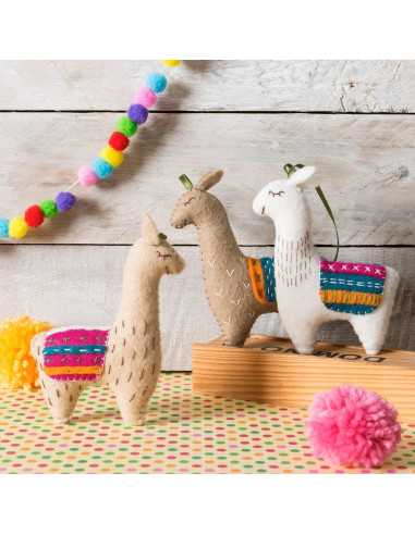 Kit de fieltro - Llamas