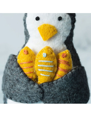 Kit de fieltro - Pingüino