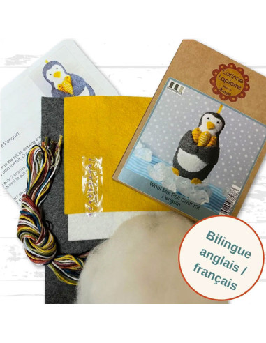 Kit de fieltro - Pingüino