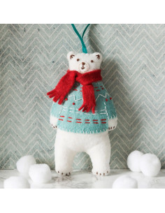 Kit de fieltro - Oso polar