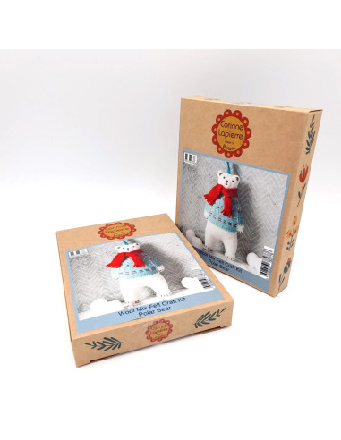 Kit de fieltro - Oso polar