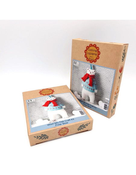 Kit de fieltro - Oso polar