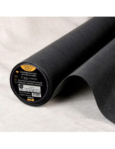 Entretela no tejida termoadhesiva gruesa - Negro