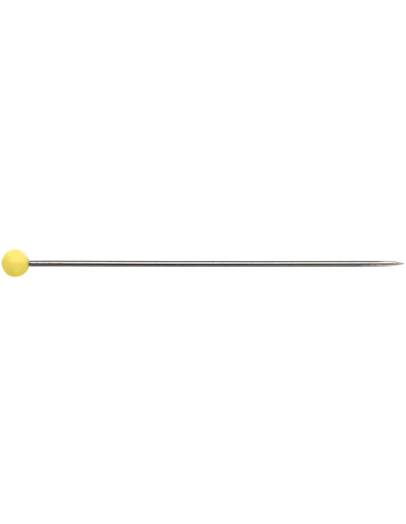 Alfileres de cabeza de vidrio extra largas 20 Grs