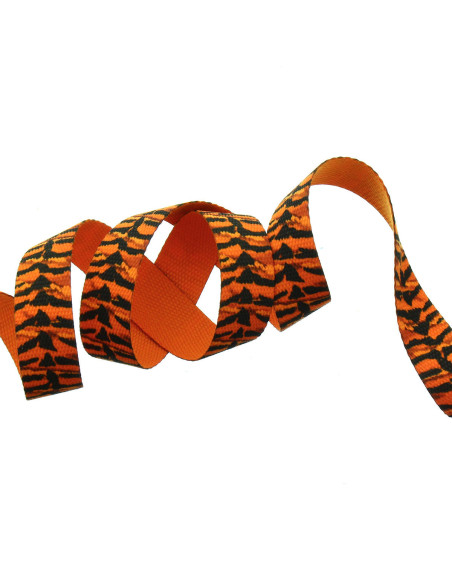 Correa de poliéster - Tigre naranja