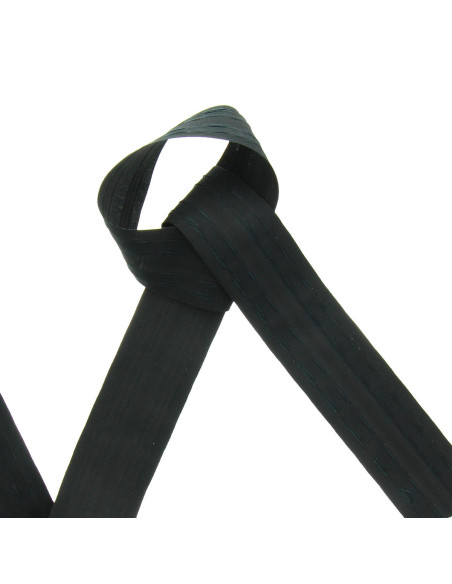 Cinta fruncidora para pliegue automático - Negro 70 mm