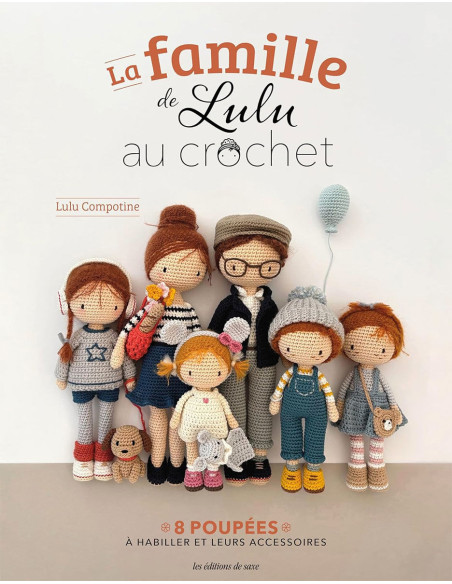 Libro la familia de Lulu a crochet