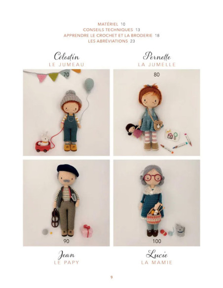 Libro la familia de Lulu a crochet