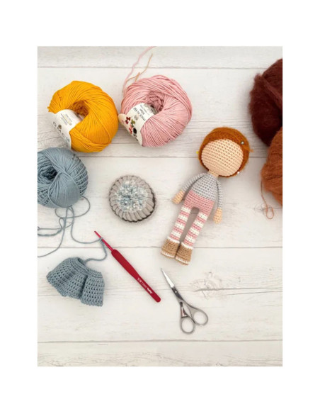 Libro la familia de Lulu a crochet
