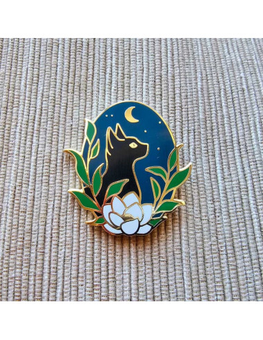 Portaagujas magnético - Gato negro