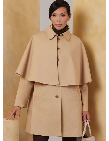 Patrón de abrigo - Vogue 2074