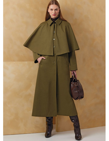 Patrón de abrigo - Vogue 2074