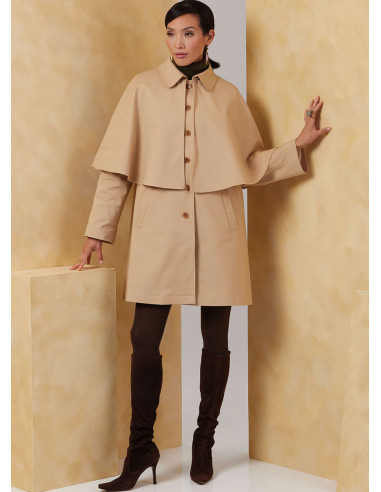 Patrón de abrigo - Vogue 2074