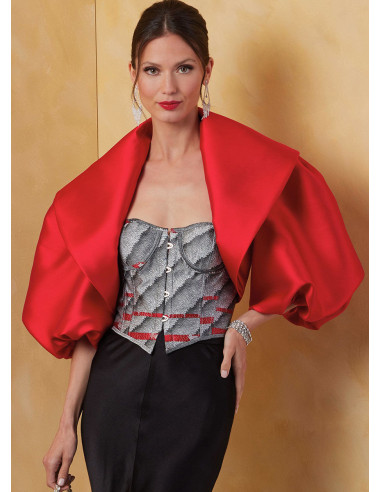 Patrón de bolero - Vogue 2078